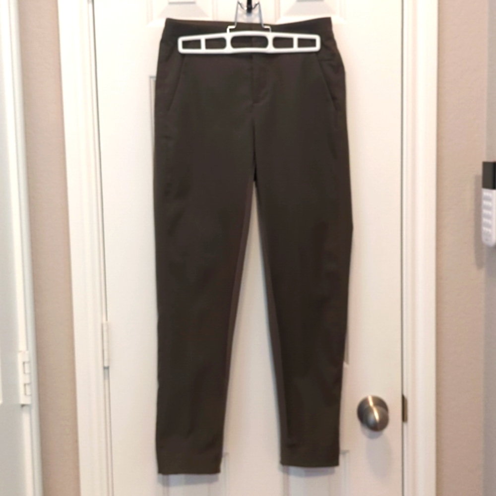 lululemon athletica Straight Leg Pants in Olive Green